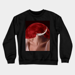 Red moon Crewneck Sweatshirt